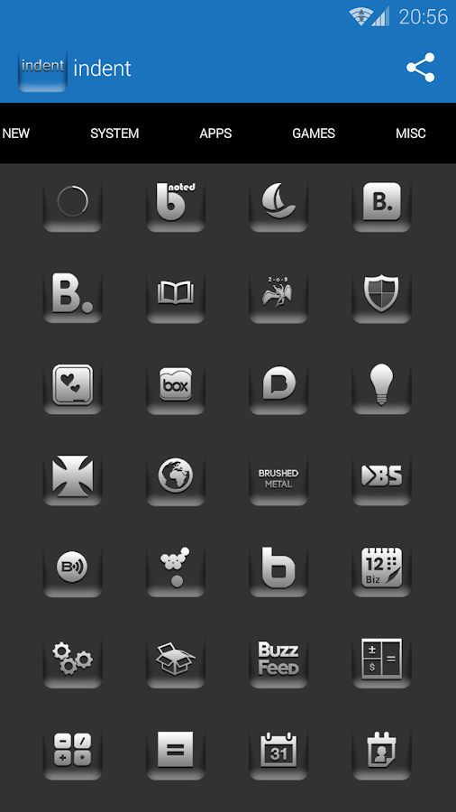    indent icon pack - Nova Apex- screenshot  