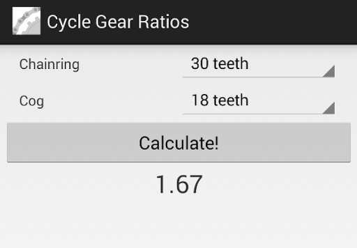 【免費運動App】Bicycle Gear Ratios-APP點子