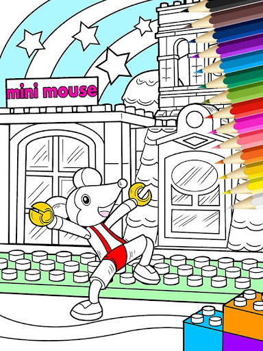 Blok Mouse Coloring