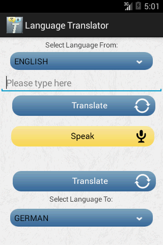 Language Translator -Advanced