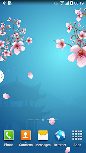 Abstract Sakura Live Wallpaper screenshot 0
