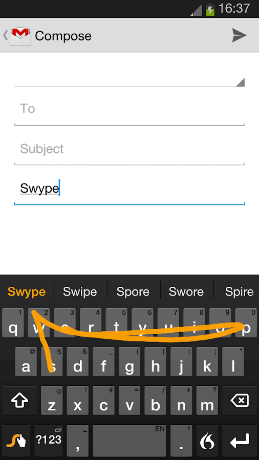 Swype Keyboard - screenshot