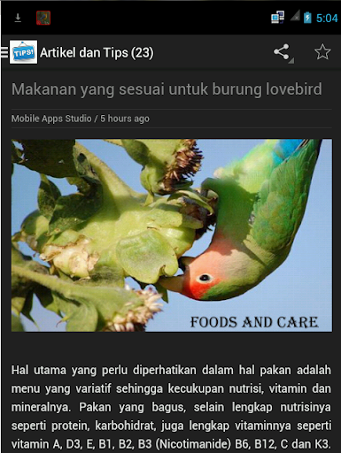 【免費媒體與影片App】Burung Lovebird-APP點子