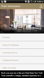 Free Park Hyatt New York APK for PC