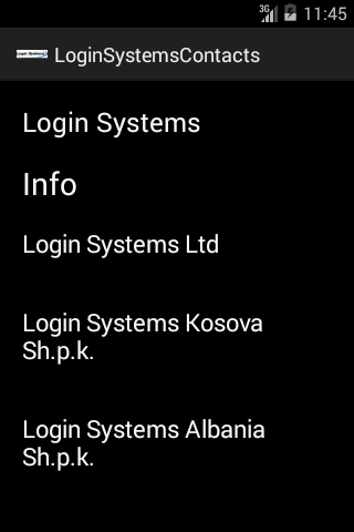 Login Systems Info