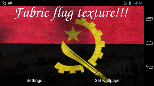 【免費個人化App】3D Angola Flag LWP-APP點子