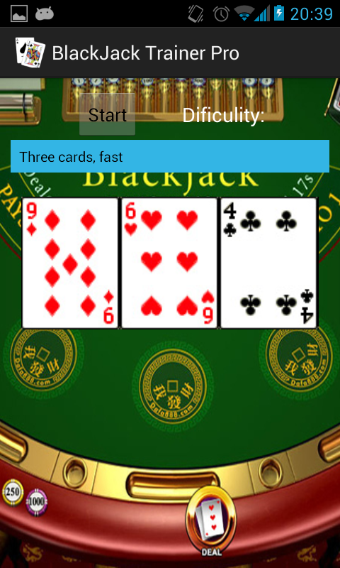 BlackJack Trainer Pro Screen 2