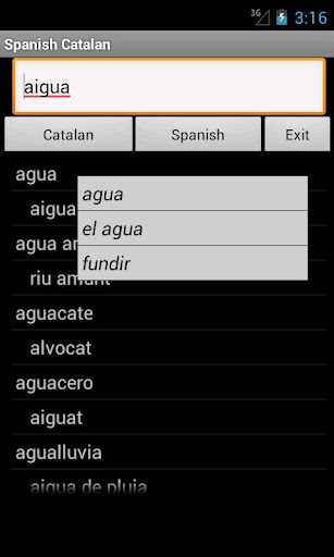Catalan Spanish Dictionary