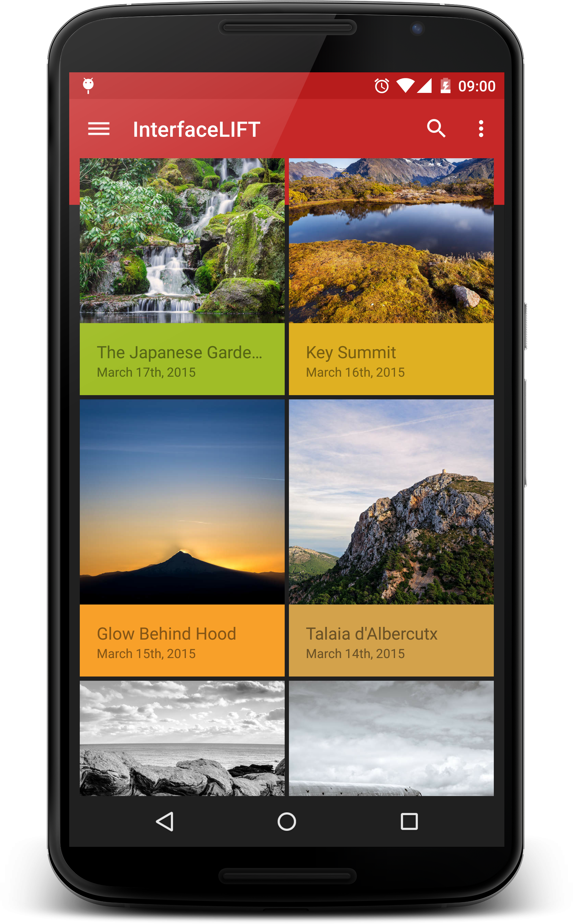 Android application InterfaceLIFT Wallpapers screenshort