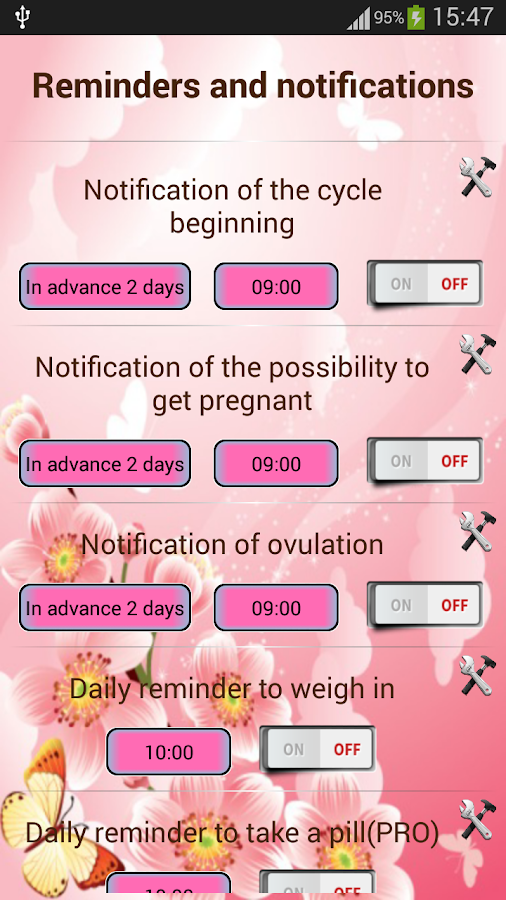 Woman diary PRO - screenshot