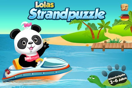 Android-Anwendung Lola's Beach Puzzle Screenshot