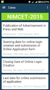NIMCET 2015 Screenshots 0