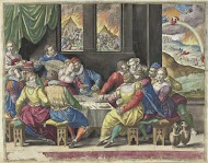 De mensheid wachtend op het Laatste Oordeel