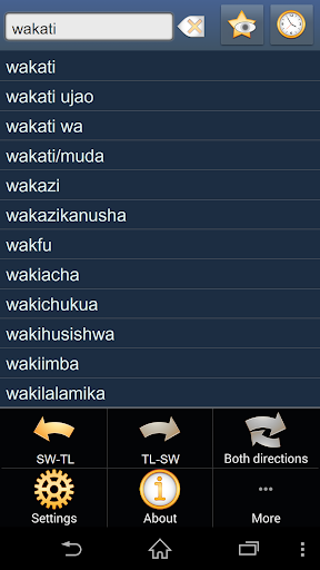 Swahili Filipino dictionary