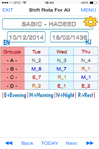 【免費商業App】SHIFT ROTA APP SWCC SABIC-APP點子