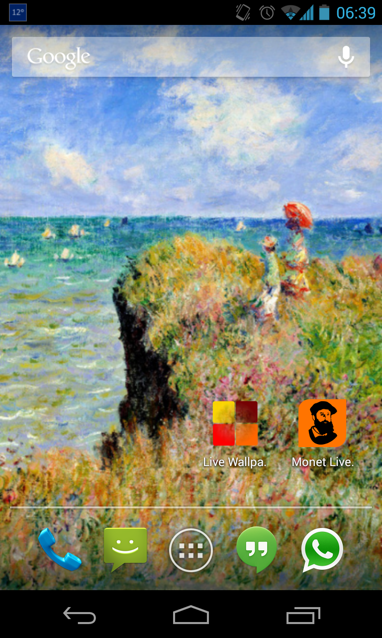 Monet Live Wallpaper Screen 3