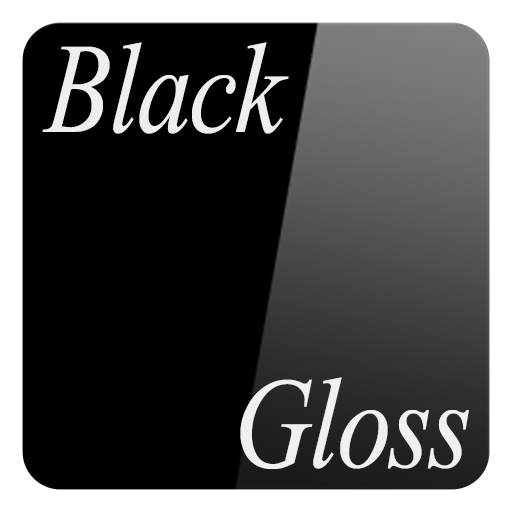 Black Gloss-Launcher icon skin LOGO-APP點子