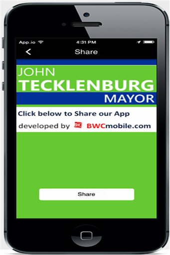 【免費商業App】John Tecklenburg for Mayor-APP點子