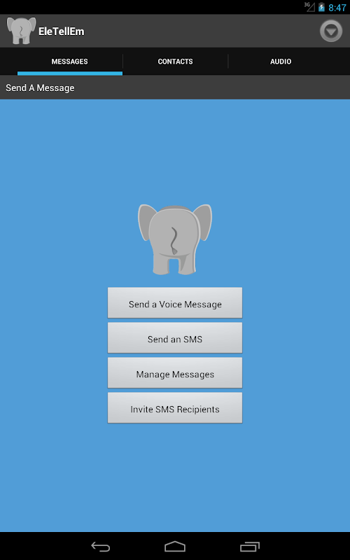 Android application EleTellEm screenshort