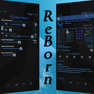 【免費個人化App】ReBorn Blue : CM & AOSP Theme-APP點子