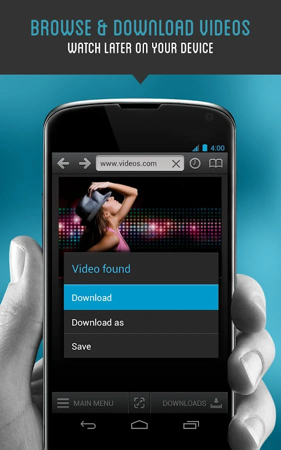 Downloader & Private Browser - screenshot