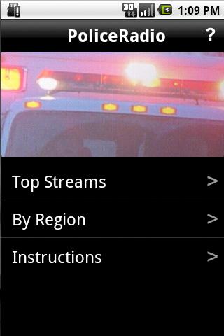 Police Radio &amp; Scanner App Screen 2