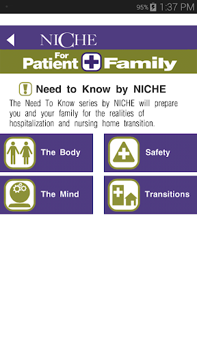 NICHE For Patient+Family