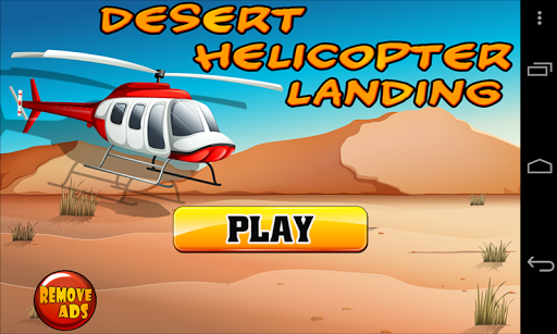 Desert Helicopter Landing