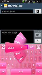 GO Keyboard Pink Satin Screenshots 8