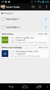 Goal tracker: SmartGoals Pro - screenshot thumbnail