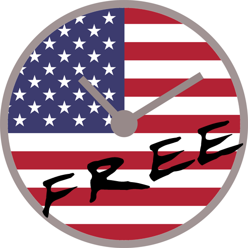 USA Clock Widget FREE LOGO-APP點子