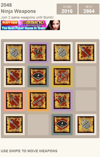 Free Download 2048: Ninja Weapons APK