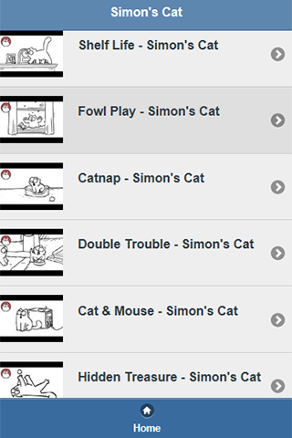 【免費媒體與影片App】Simons Cat Video-APP點子