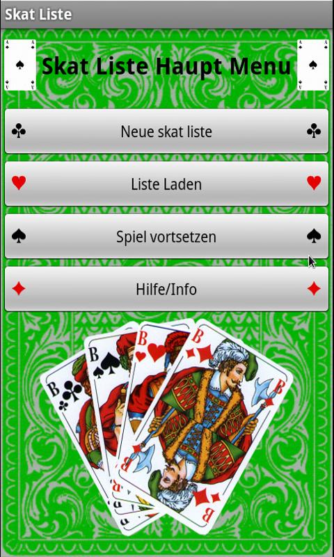Skat Score Screen 2