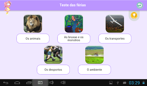 Teste das férias