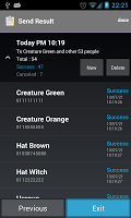 Captura de pantalla de Group SMS (Mass SMS Sender) APK #7