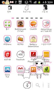 How to install Bongja white go launcher theme lastet apk for bluestacks