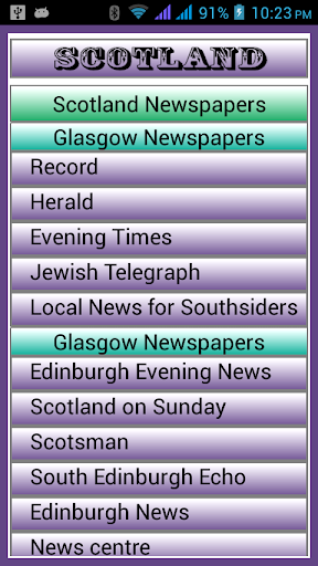 Scotland Newspapers