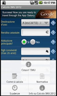 Calcolo IMU 2012 Screenshots 3