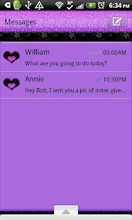 download GO SMS THEME/BlkPurple free
