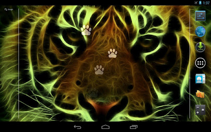 Neon Tiger Live Wallpaper poster 9