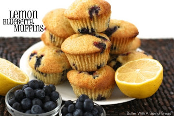 LEMON BLUEBERRY MUFFINS