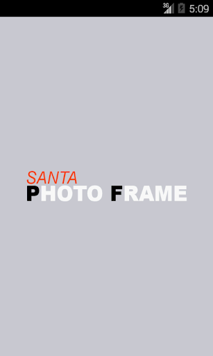 Santa Photo Frame