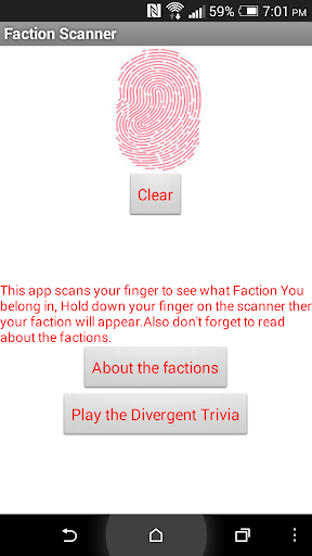 Faction Scanner for Divergent