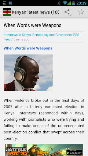 【免費新聞App】Kenya news-APP點子