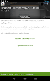 Learn PHP & MySQL by Udemy poster 18