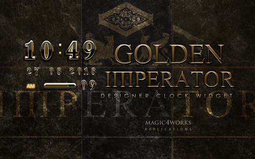 【免費生活App】Imperator Digital Clock Widget-APP點子