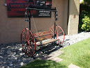 Wagon Wheel Bench