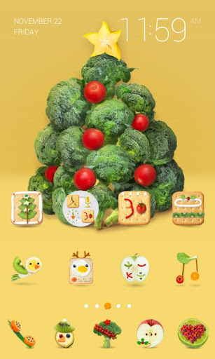 Vegetable tree dodol theme