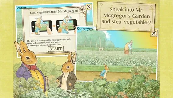    Peter Rabbit's Garden- screenshot  